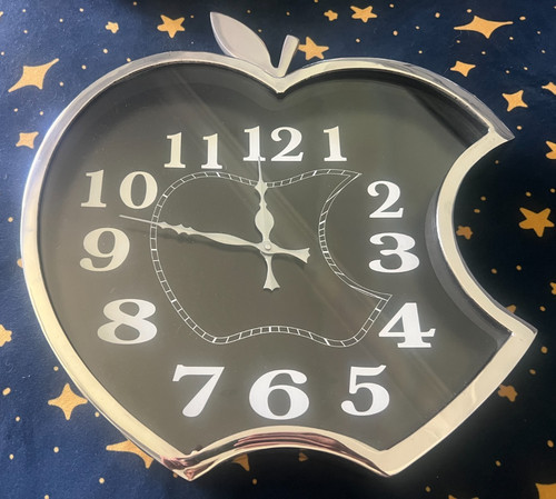 Apple wall clock - apple,