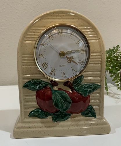 Vtg ceramic apple tabletop - apple,