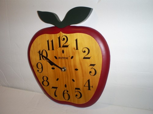 Vintage skytimer wooden apple - wooden,