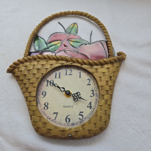 Vtg resin apple basket shaped - vtg,
